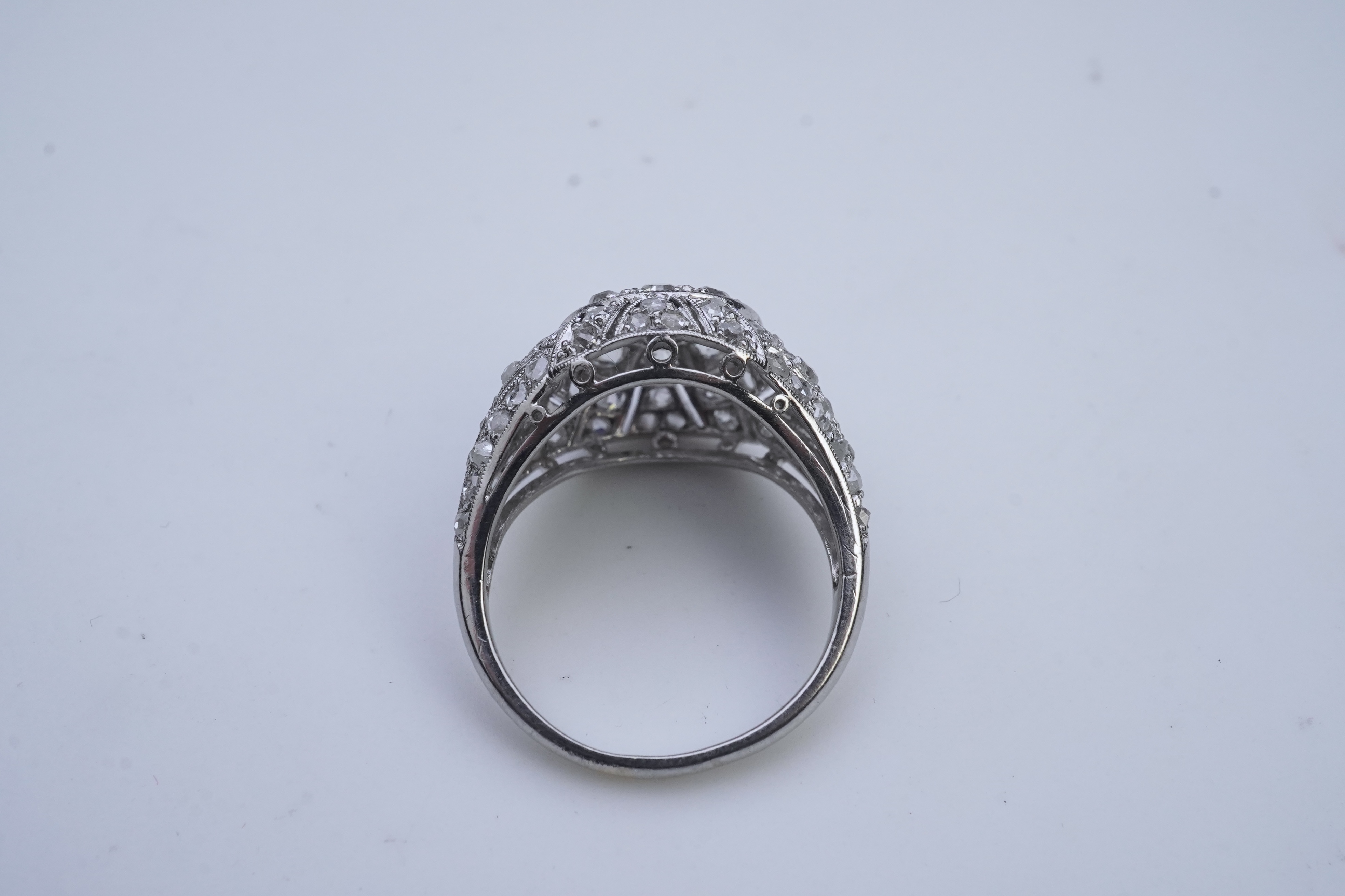 A diamond dress ring